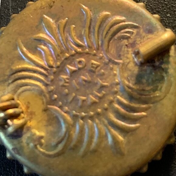 Multicolor Micro Mosaic Brooch - Picture 4 of 4